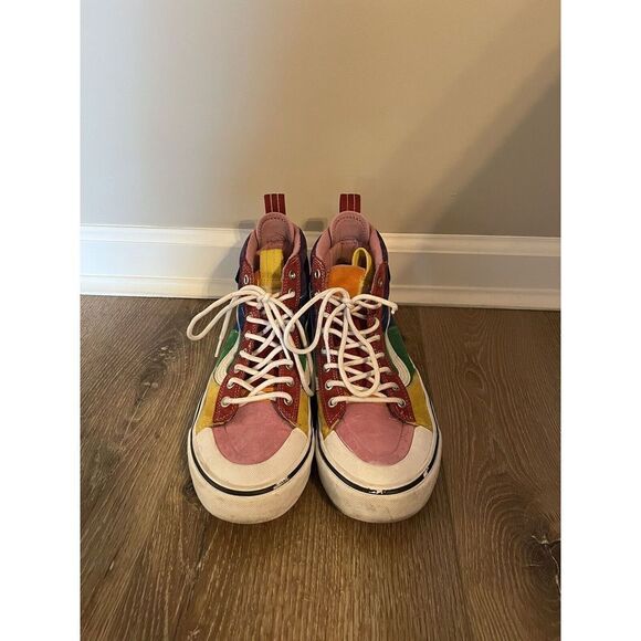 Vans Sk8-Hi MTE 2.0 Dx Rainbow Suede Size US 8.0 Men's Womens 9.5 VN0A4P3IXHO - Picture 3 of 8
